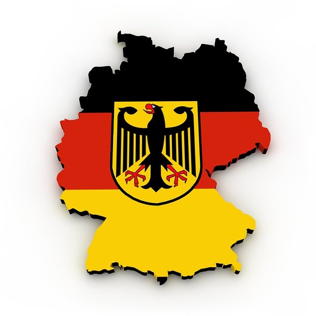 Deutschland Karte stilisiert